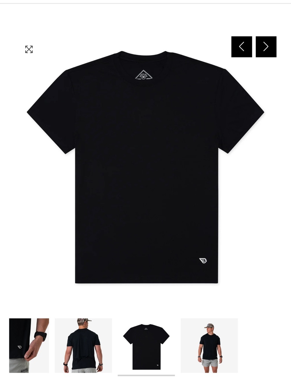 BURLEBO Black Short Sleeve Crew Neck T-Shirt